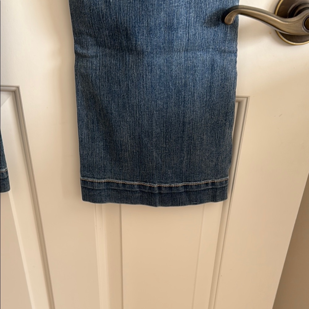 Cache Blue Flare Wide Leg Jeans - Picture 5 of 10